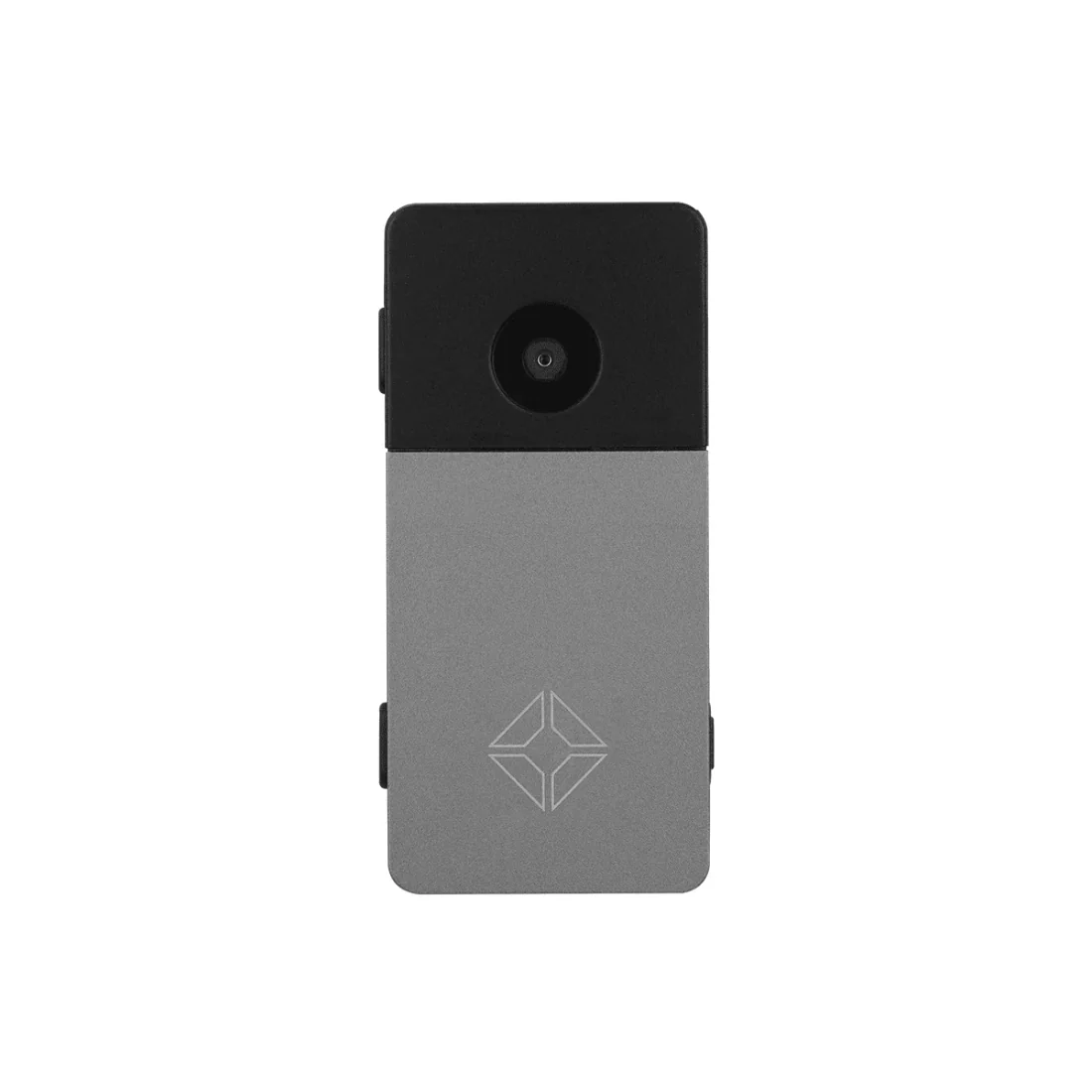 Blockstream Jade Plus hardware wallet front view in grey and black.