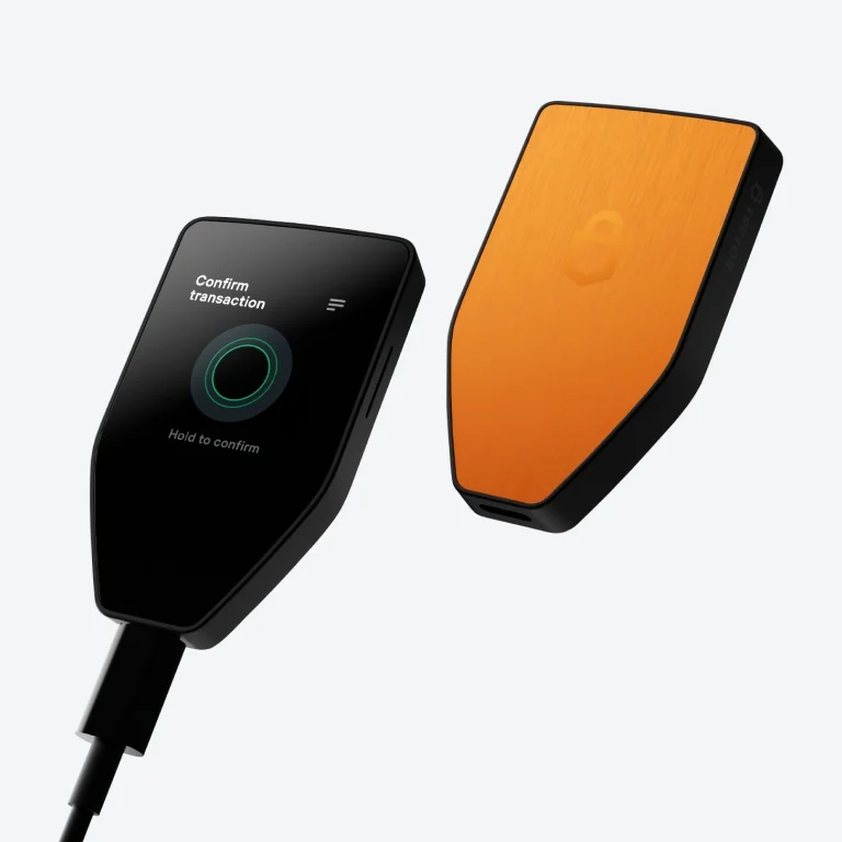 Trezor Safe 5 Bitcoin-only hardware wallet product image.